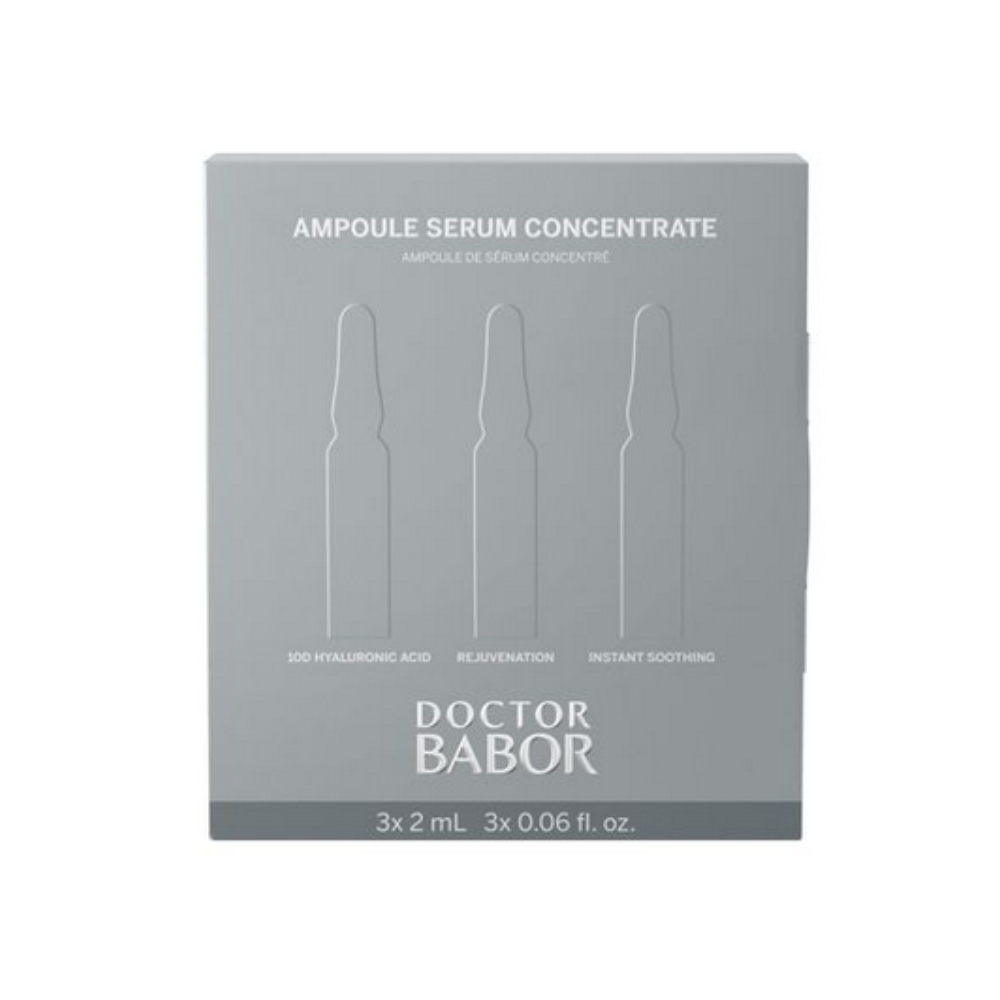 Set trio fiole concentrate Doctor Babor 10D Hyaluronic Acid Instant Soothing Rejuvenating 3x2ml