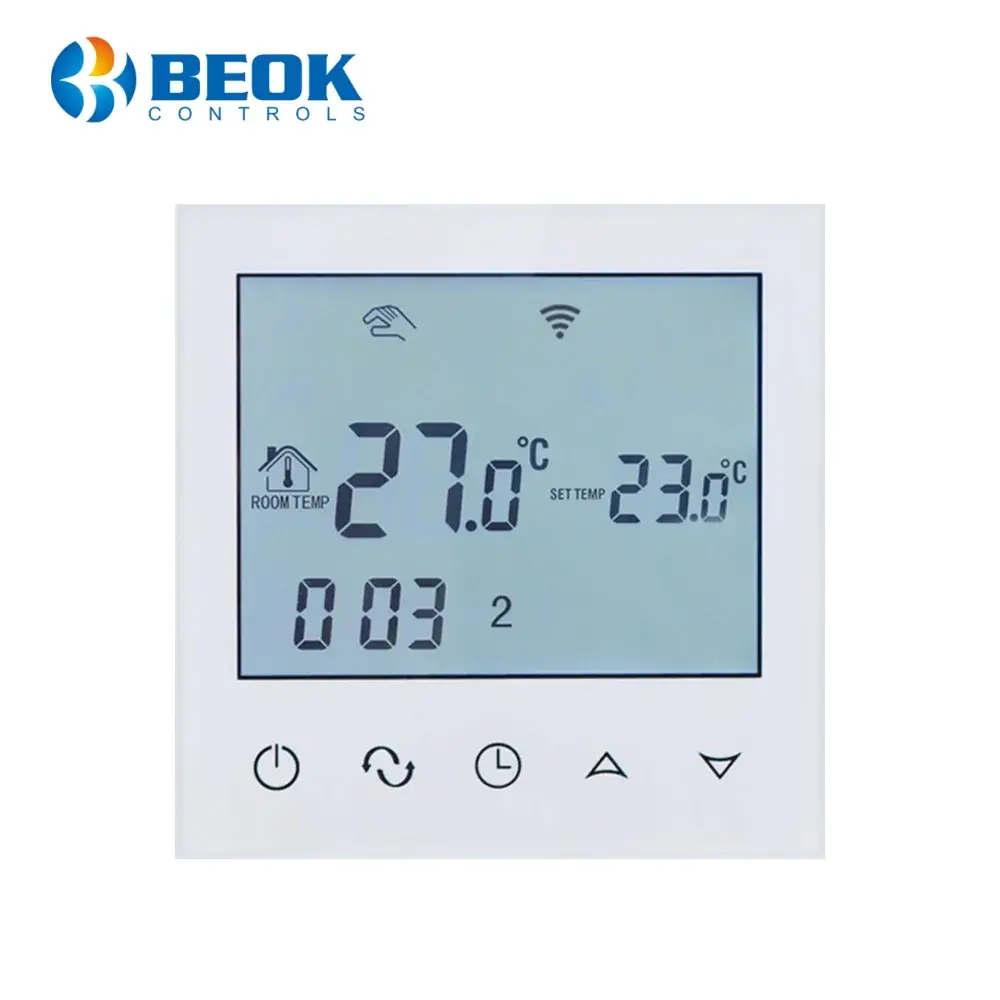 Termostat Wi-Fi pentru incalzirea electrica in pardoseala, Aplicatia mobila Smart Life, BeOk TDS21WiFi-Ep