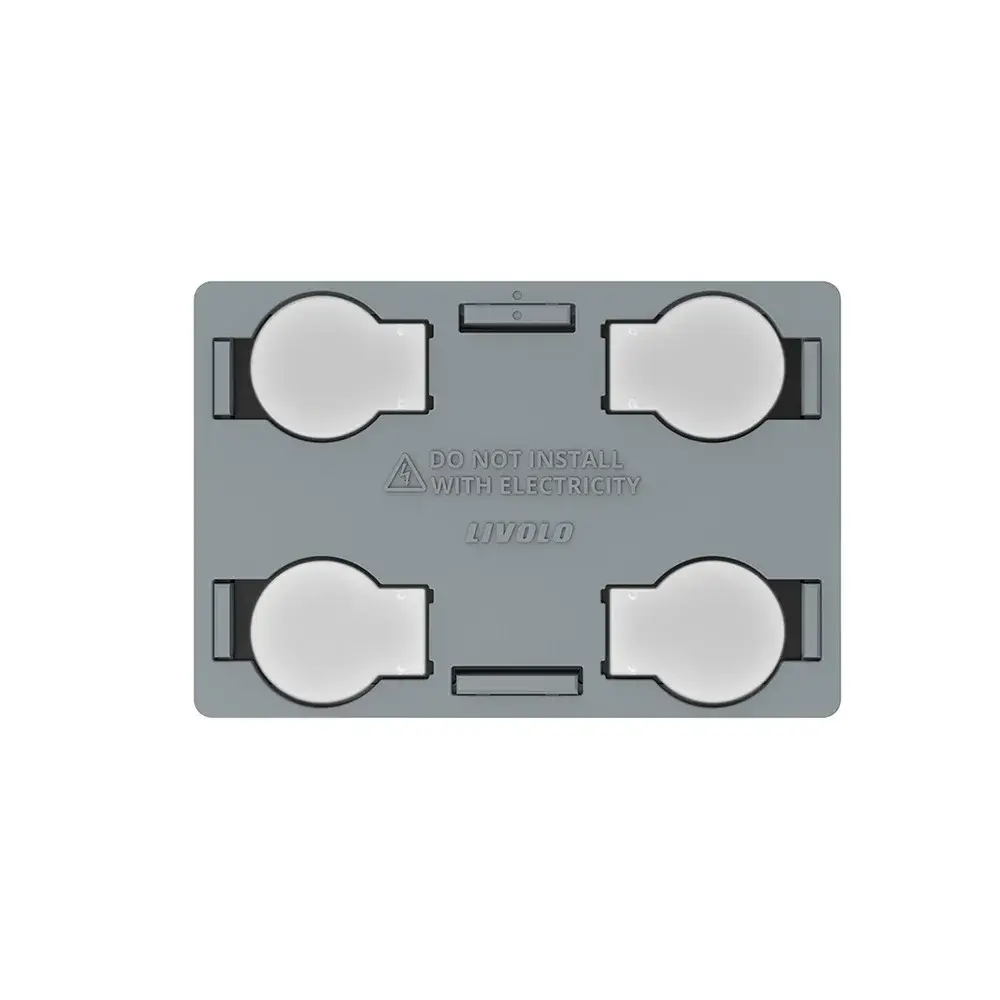 Modul intrerupator cvadruplu cu touch Livolo standard Italian