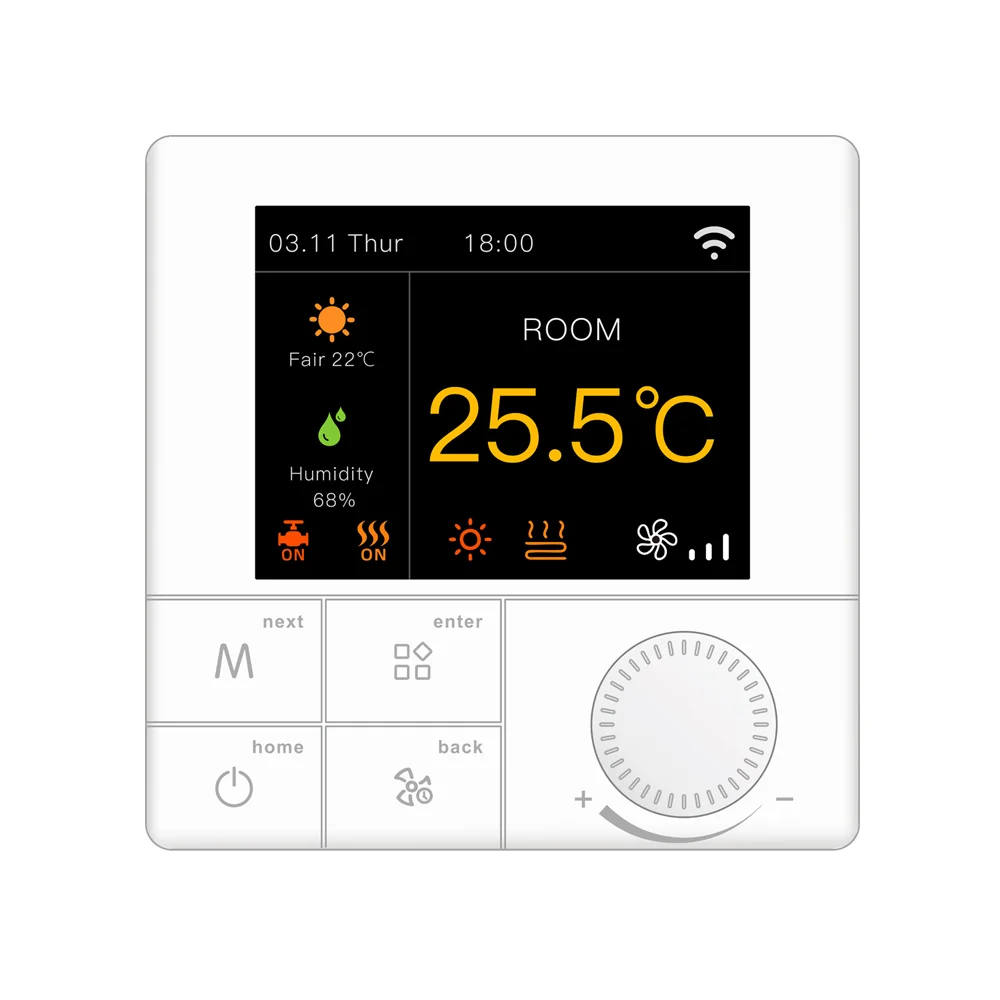 Termostat pentru incalzire electrica in pardoseala BeOk TCR8-WIFI-EP(16A)