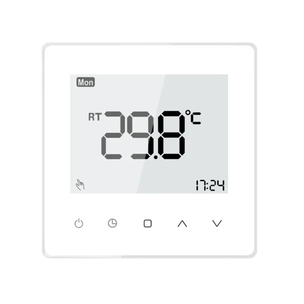 Termostat cu fir Luxion TP608 pentru centrala termica pe gaz sau electrica, Programari, Anti-inghet