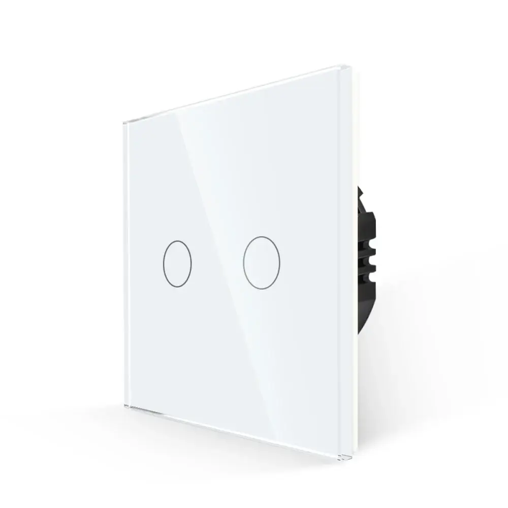 Intrerupator Dublu cu Touch din Sticla LUXION, 500W