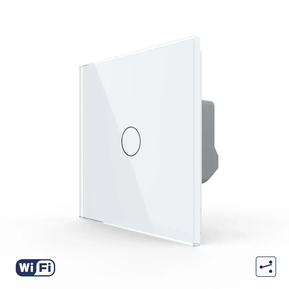 Intrerupator Simplu Cap / Cruce Wi-Fi cu Touch LIVOLO – Serie Noua
