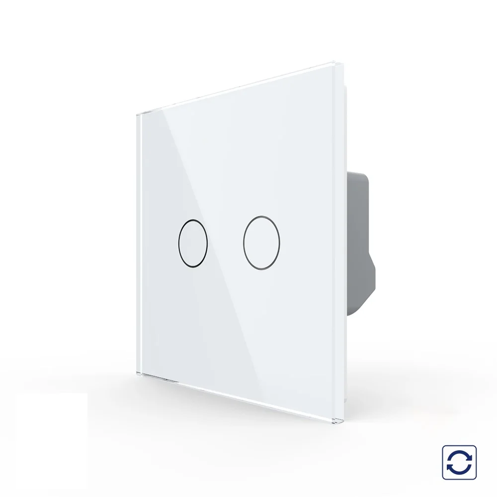 Intrerupator Dublu cu Reset si Contact Uscat LIVOLO – Serie Noua