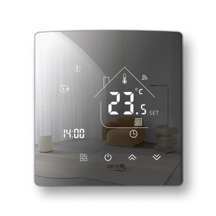 Termostat pentru incalzire termica pe gaz Beok TGR85-WIFI-WPB, Programare, Control aplicatie