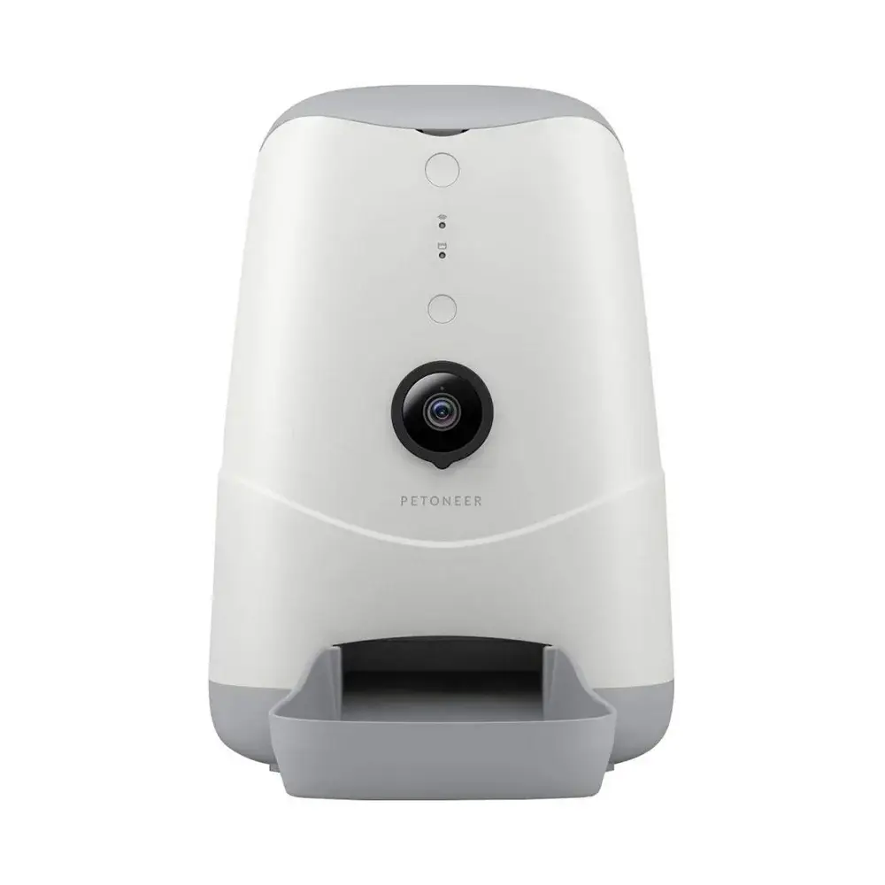 Dispenser smart pentru hrana animalelor de companie Petoneer PF007 Nutri Vision, 3.7 L, Camera, Control Vocal