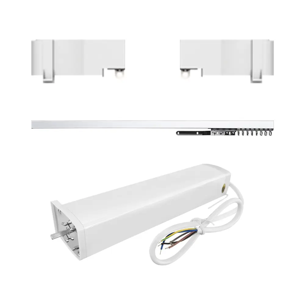 Set Motor LUXION + Sina Draperie cu Deschiere Tip Cortina, Lungime 2M, Control Telefon