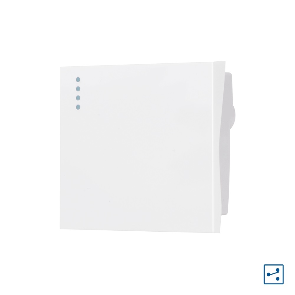 Modul Intrerupator Simplu Cap Cruce Mecanic 2M LUXION, Standard Italian