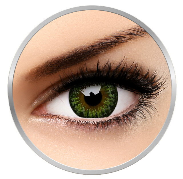 Big Eyes Party Green 90 de purtari 2 lentile/cutie