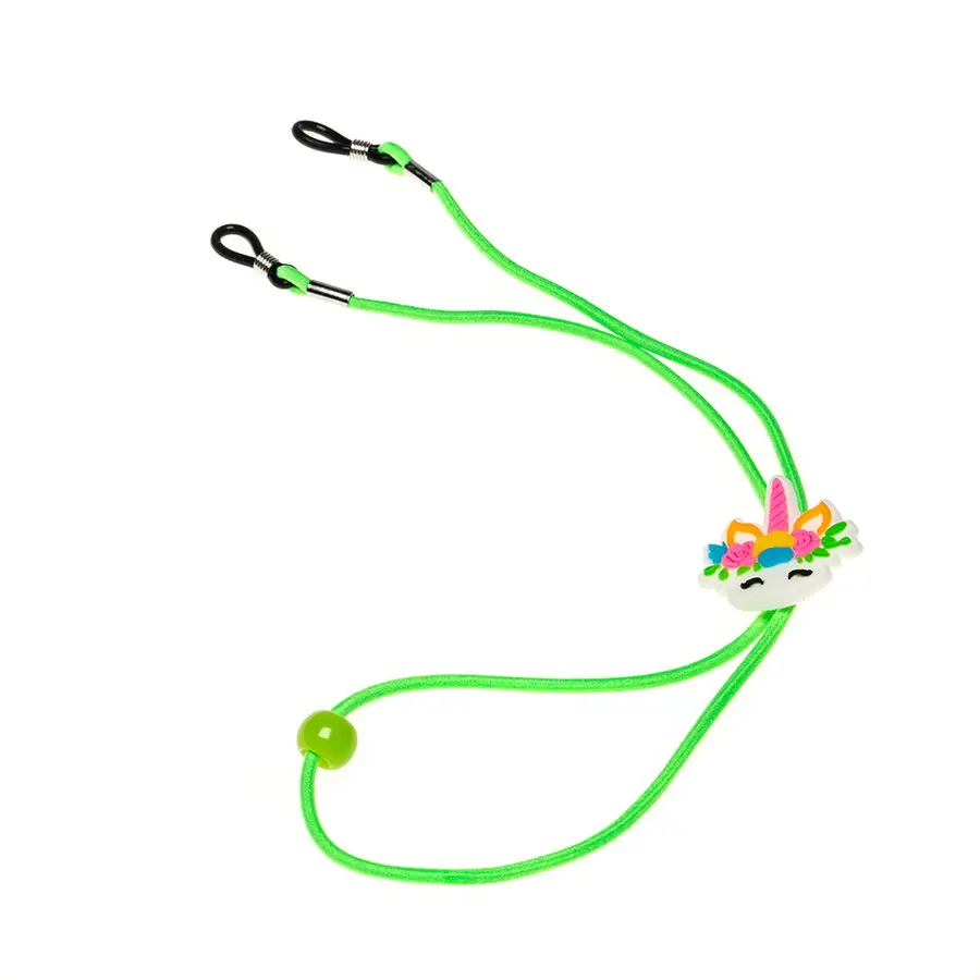 Snur ochelari copii CHAIN001 - unicorn verde