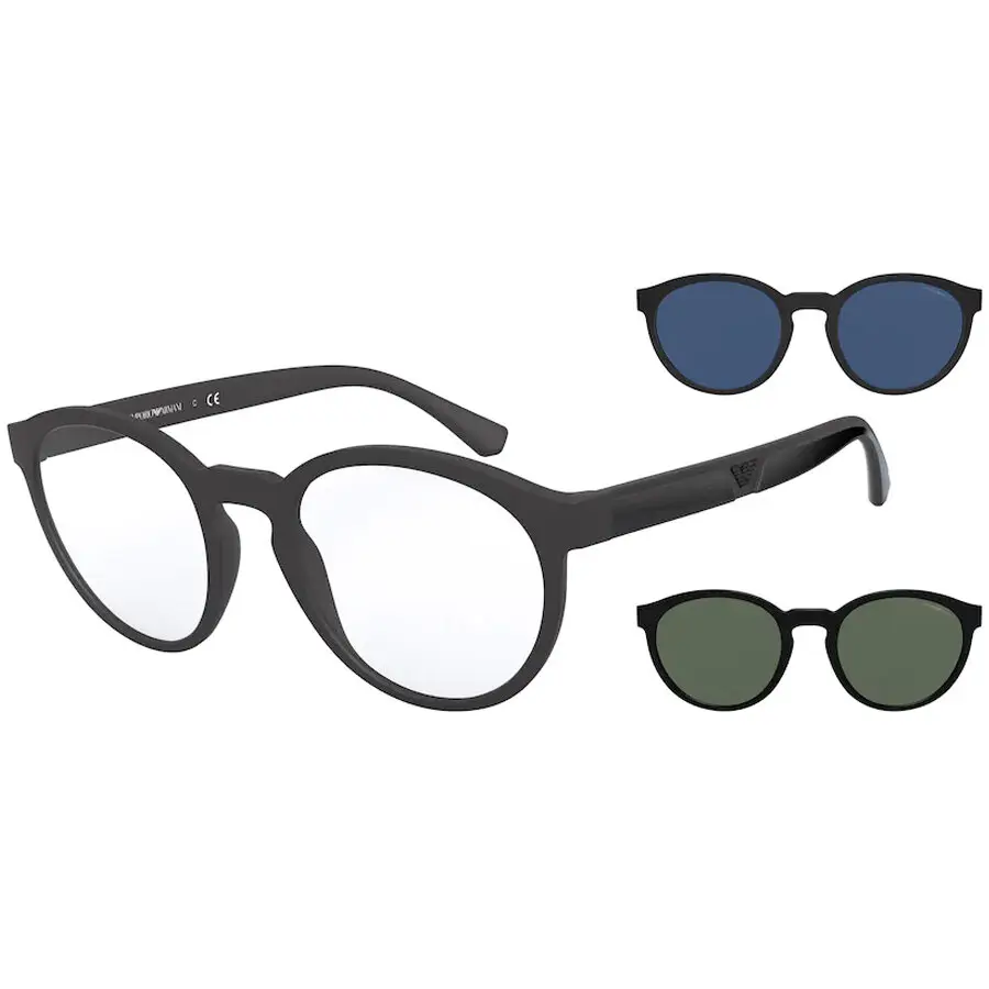 Rame ochelari de vedere barbati Emporio Armani CLIP-ON EA4152 58011W