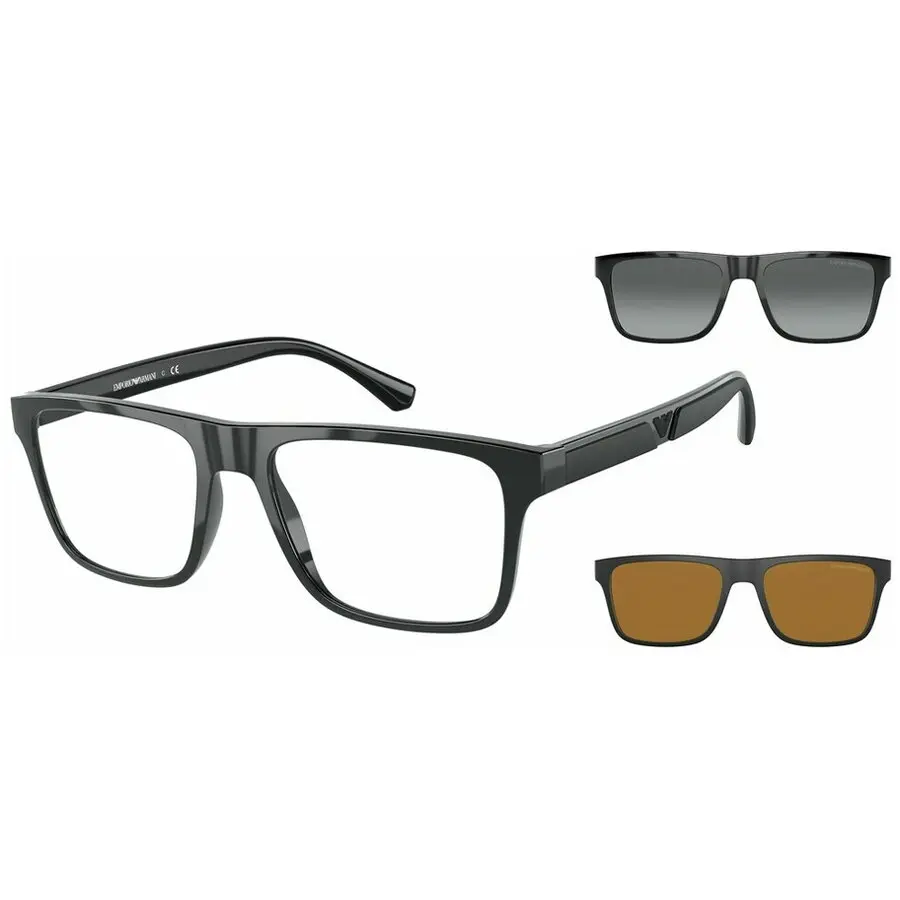 Rame ochelari de vedere barbati Emporio Armani CLIP-ON  EA4115 50171W