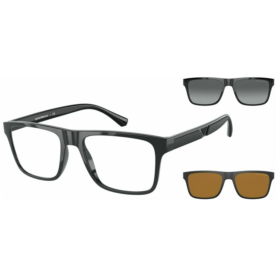 Rame ochelari de vedere barbati Emporio Armani CLIP-ON  EA4115 50171W