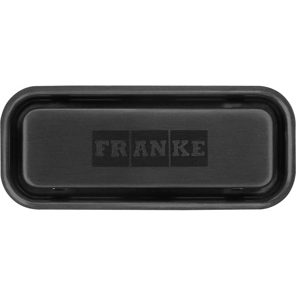Prea-plin rectangular Anthracite (compatibil FRESNO, KUBUS 2, MARIS doar cuve)