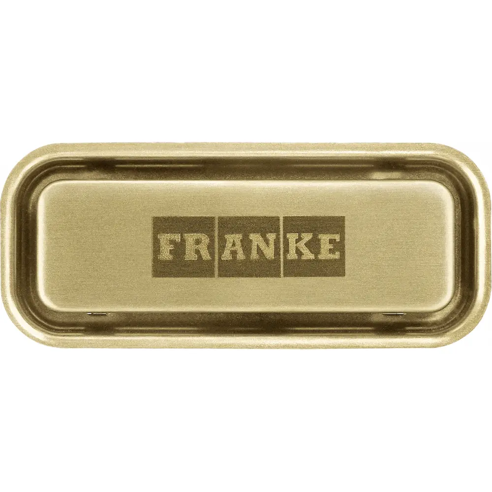 Prea-plin rectangular Gold (compatibil FRESNO, KUBUS 2, MARIS doar cuve)