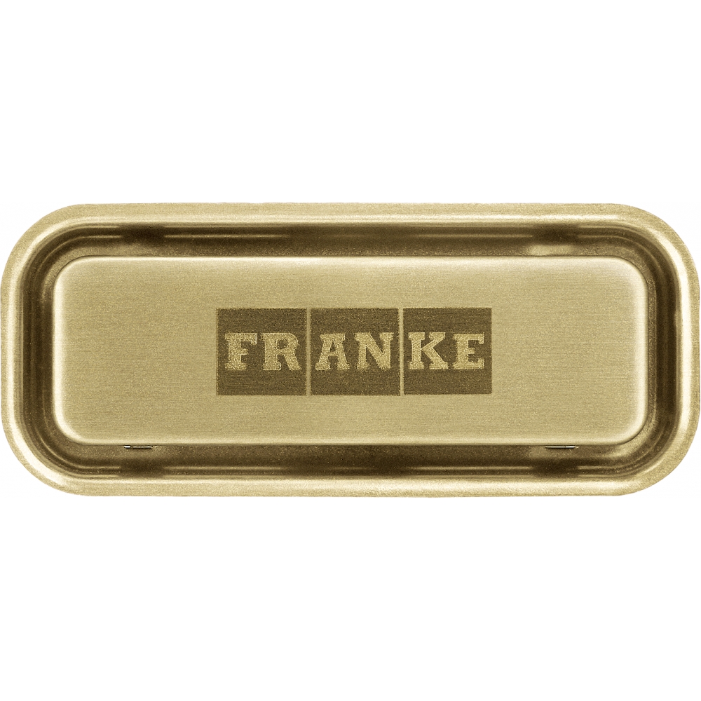 Prea-plin rectangular Gold (compatibil FRESNO, KUBUS 2, MARIS doar cuve)