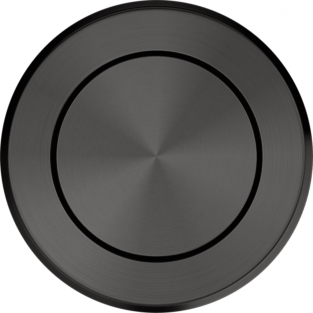 Buton rotund push Anthracite (compatibil FRESNO)