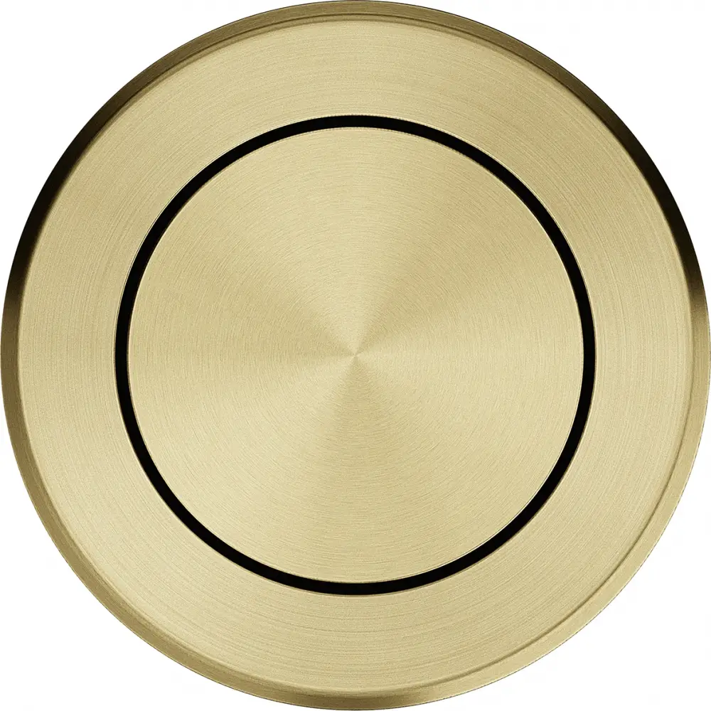 Buton rotund push Gold (compatibil FRESNO)