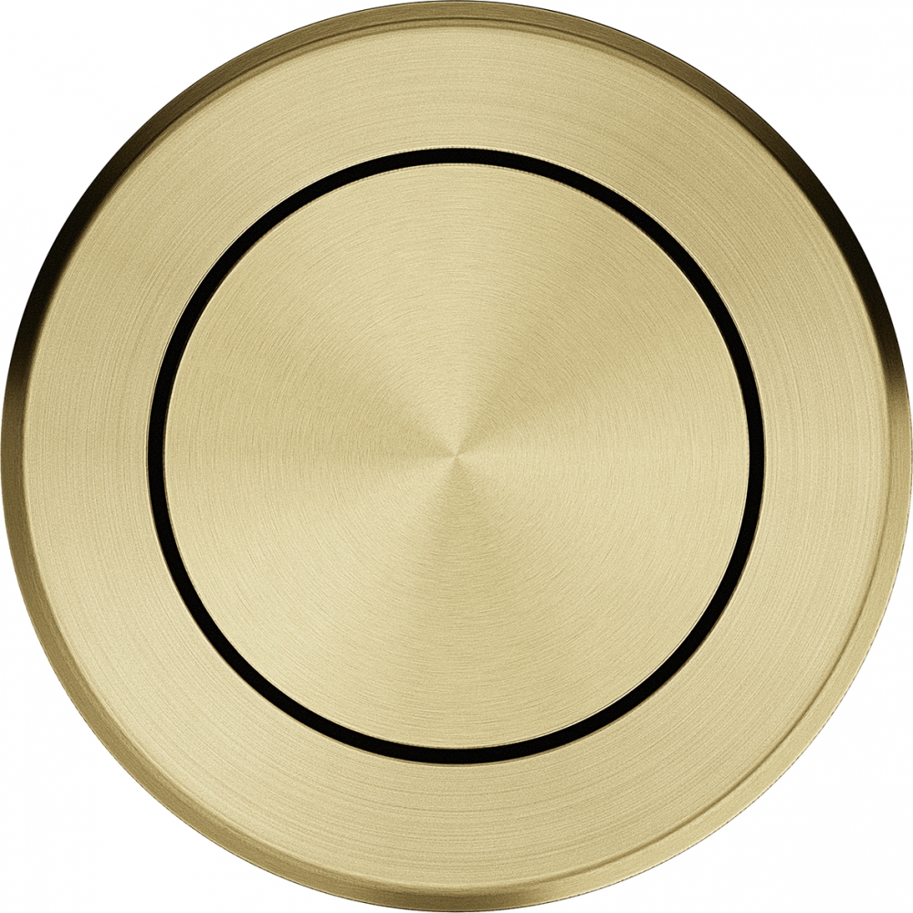 Buton rotund push Gold (compatibil FRESNO)