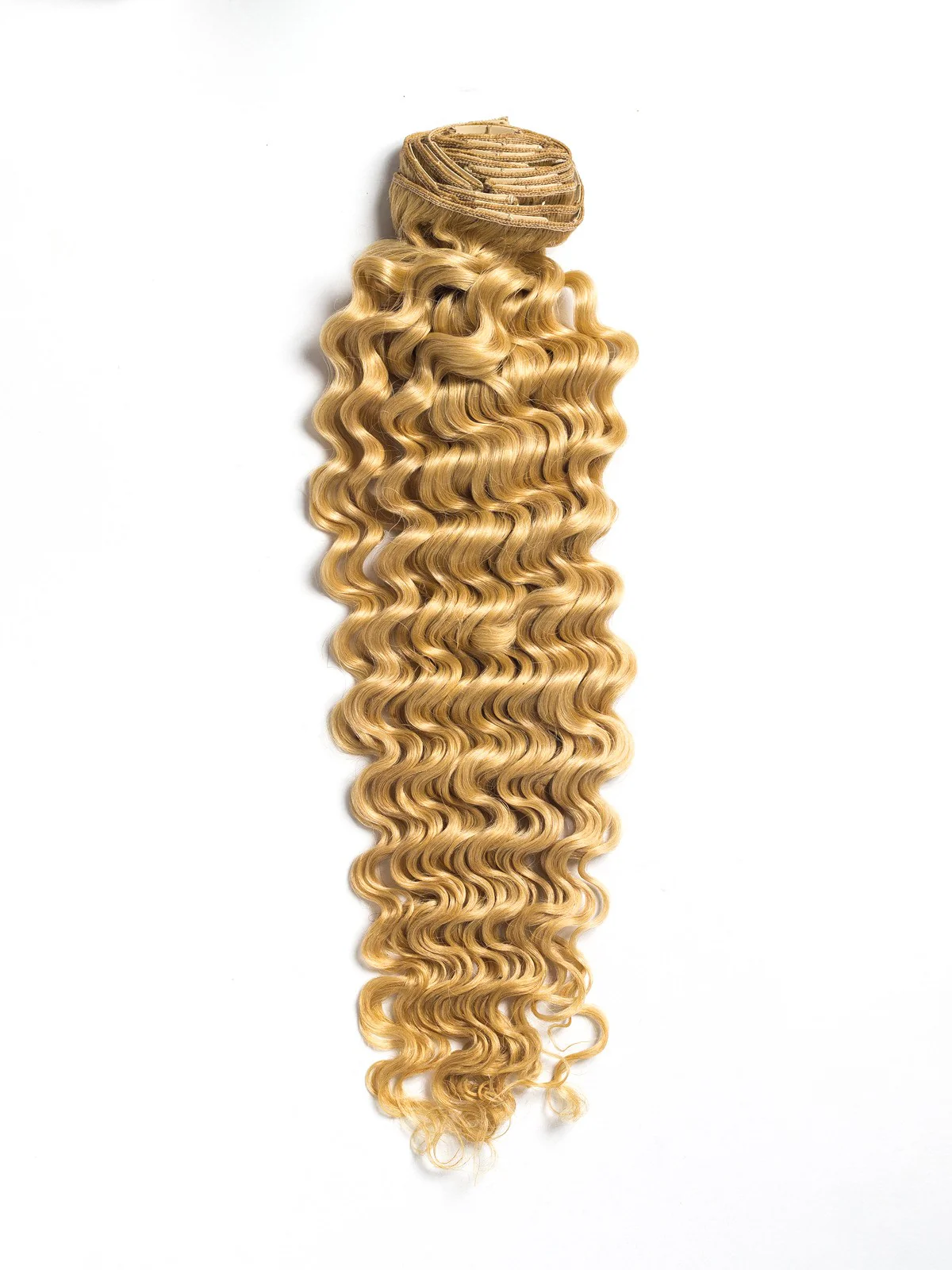 Extensii Clip-On Cret Premium Blond Deschis Auriu