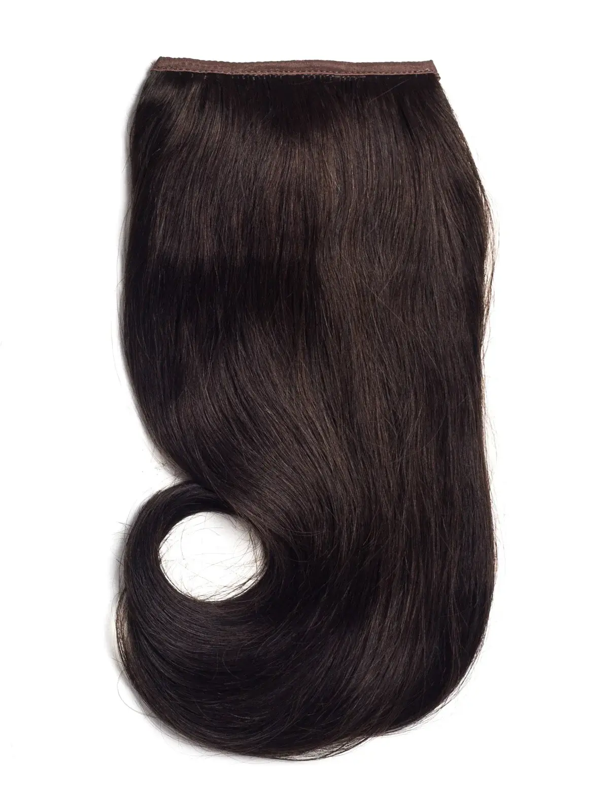 Coada Naturala Retro Saten Inchis