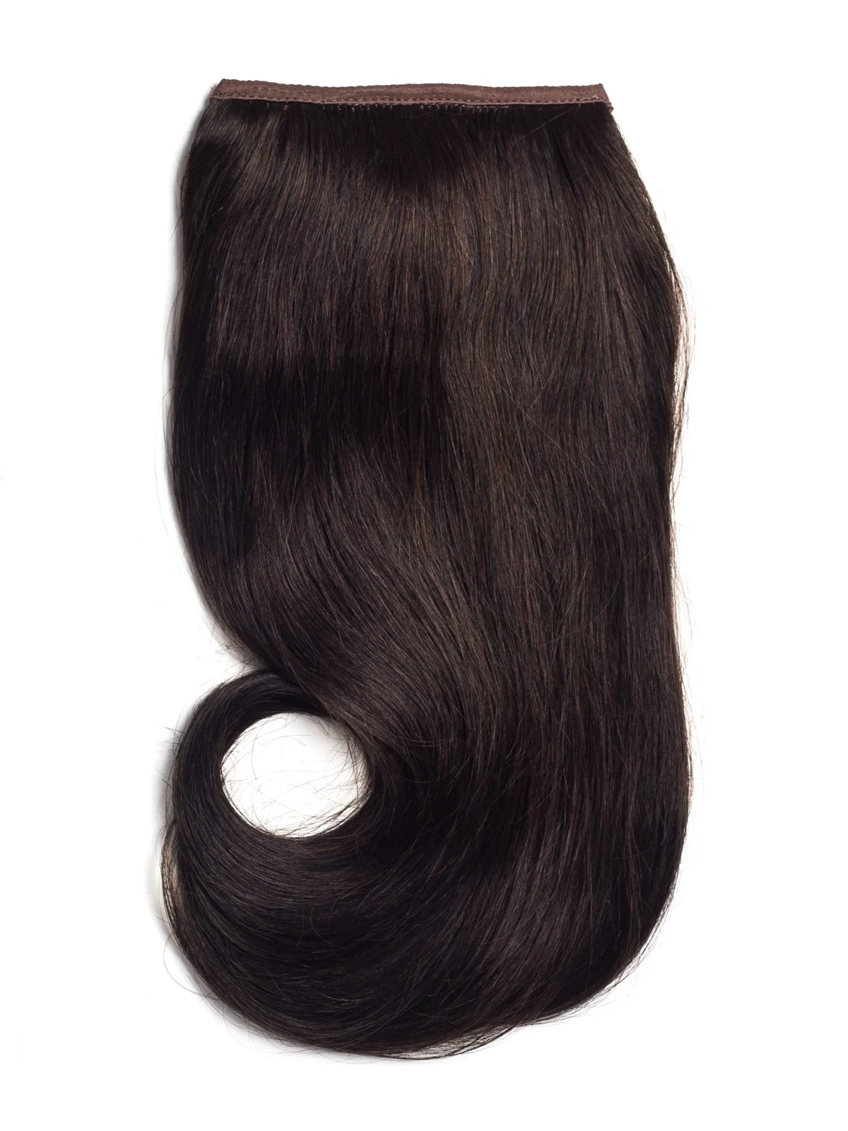 Coada Naturala Retro Saten Inchis