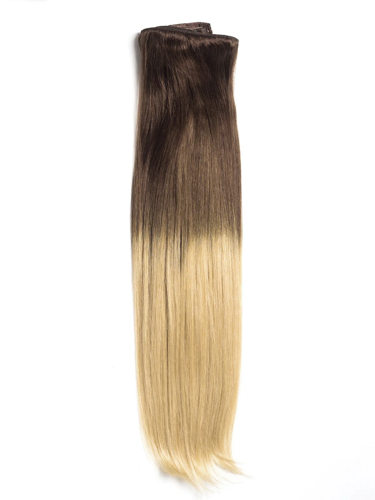 Extensii Clip-On Deluxe Ombre Saten Natural/Blond