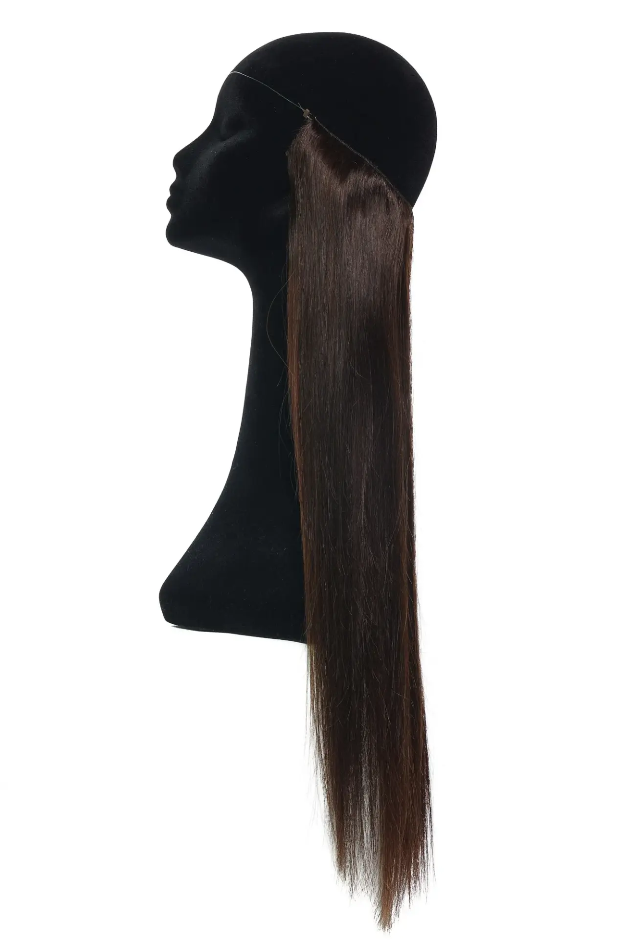 Extensii Flip-In Deluxe Saten Inchis