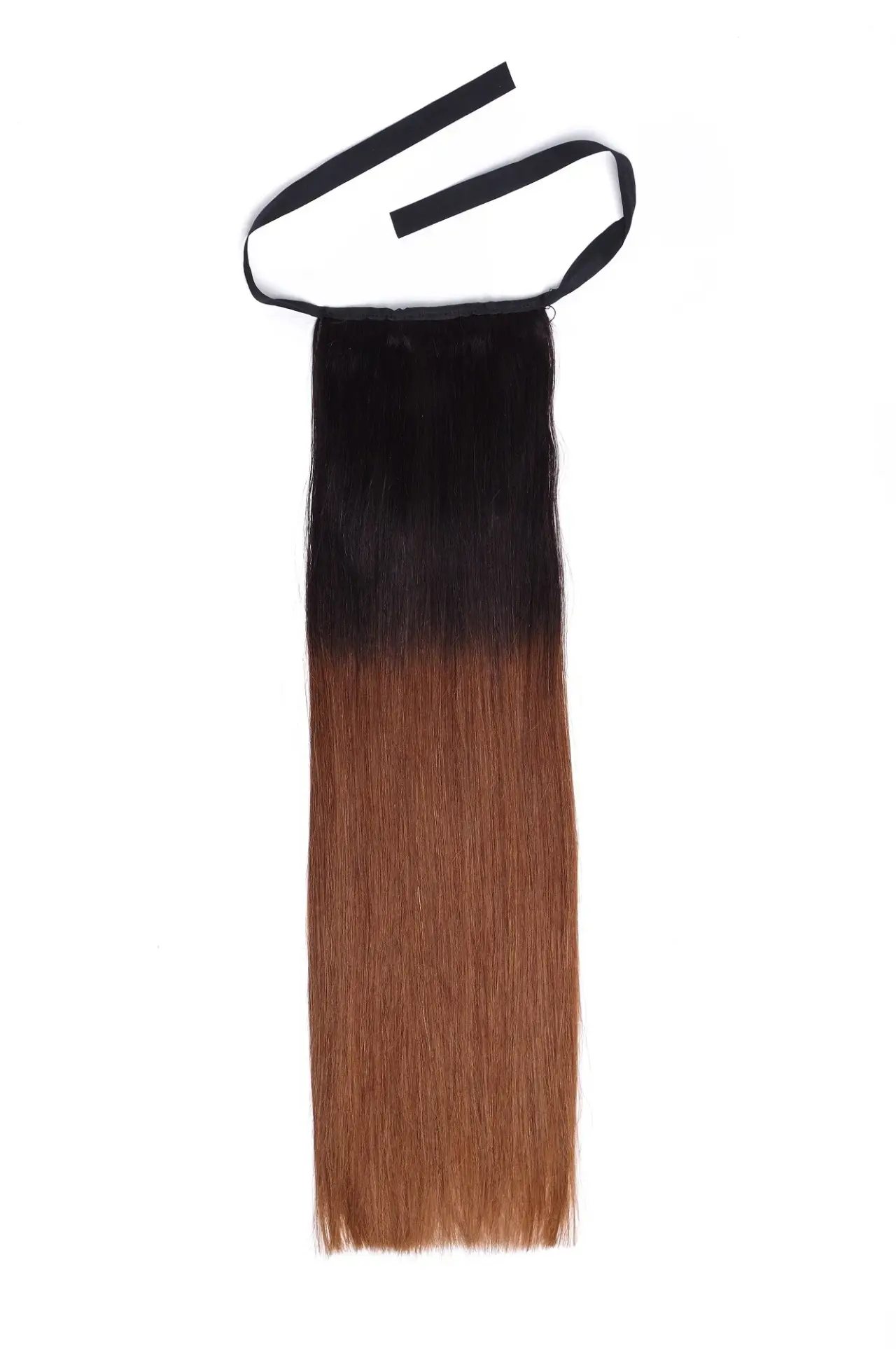 Coada Deluxe Ombre Saten Inchis/Aramiu