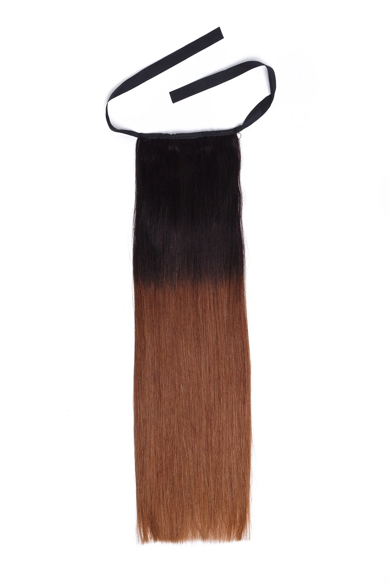 Coada Deluxe Ombre Saten Inchis/Aramiu