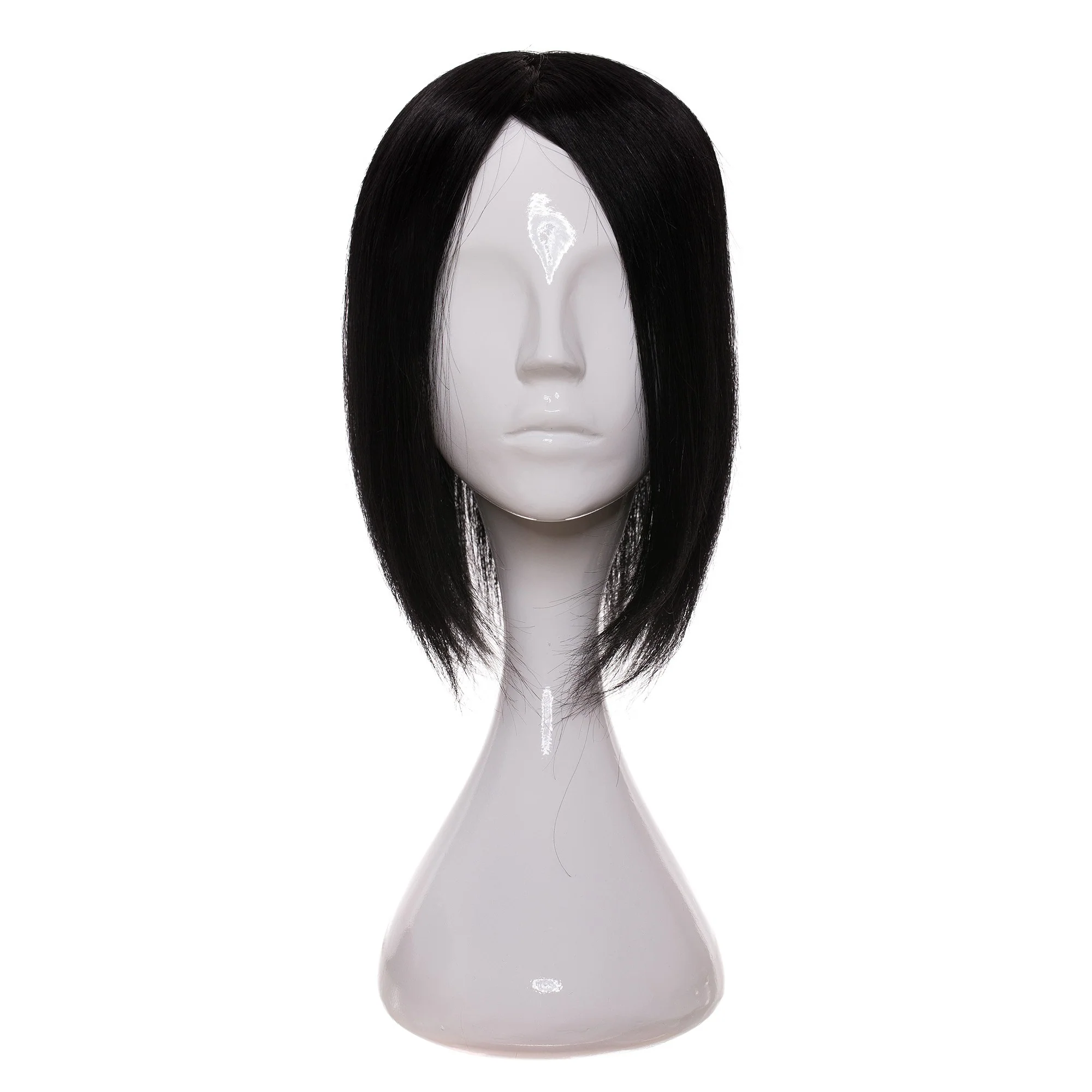 Topper Par Natural Monofilament Negru Intens