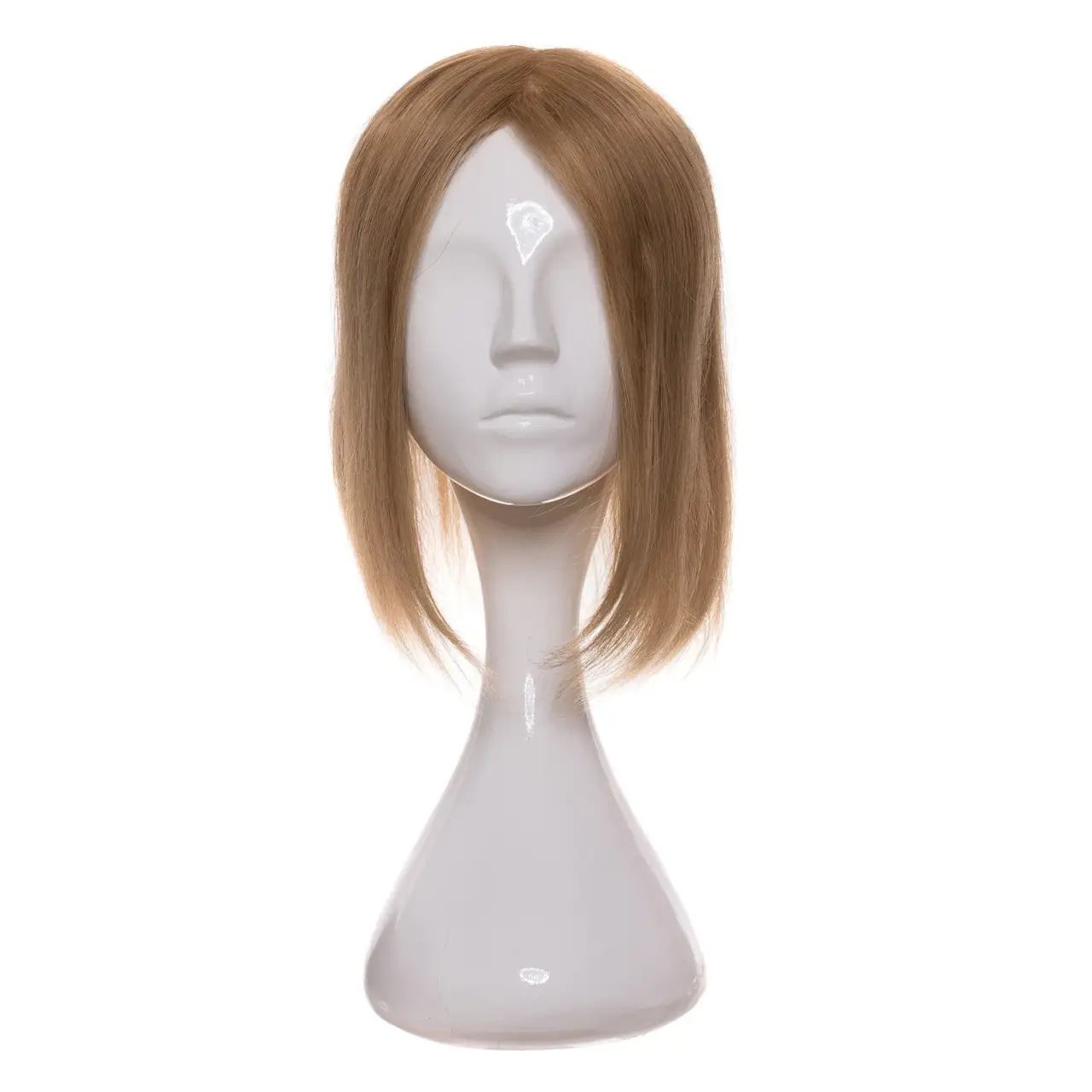 Topper Par Natural Monofilament Blond Inchis Cenusiu