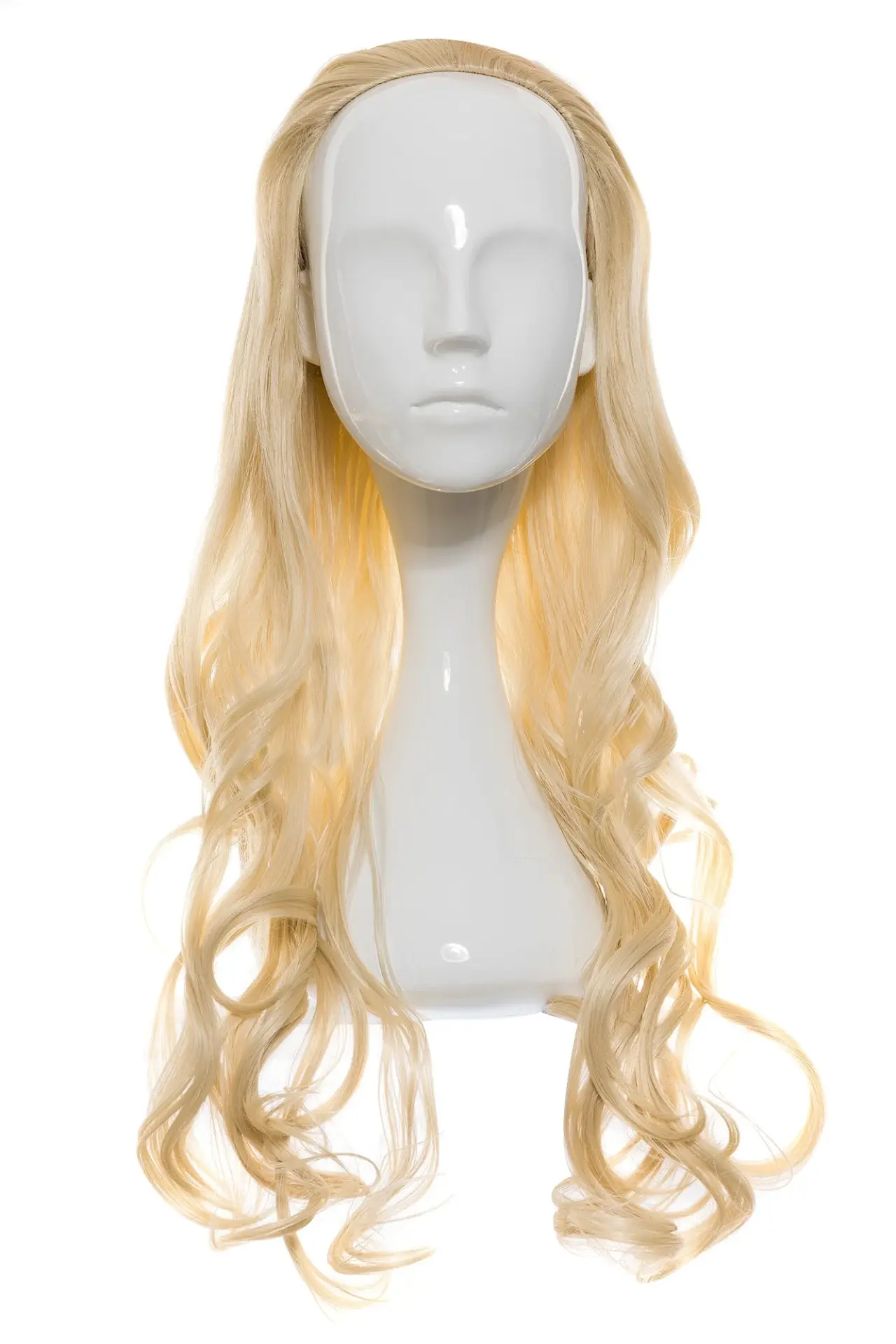 Peruca Partiala 3/4 Blond Deschis