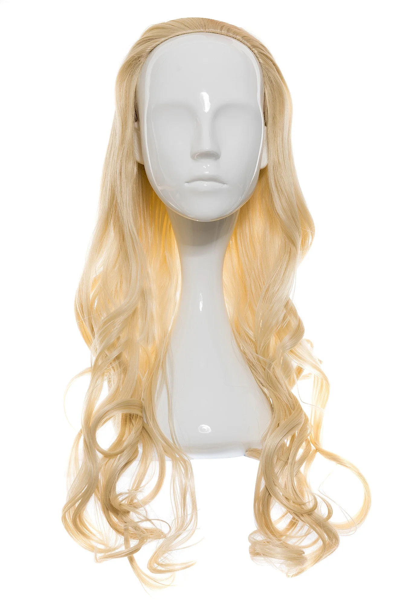 Peruca Partiala 3/4 Blond Deschis