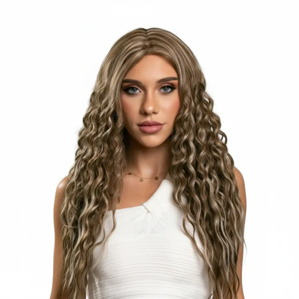 Peruca Amy Saten Deschis Cu Suvite