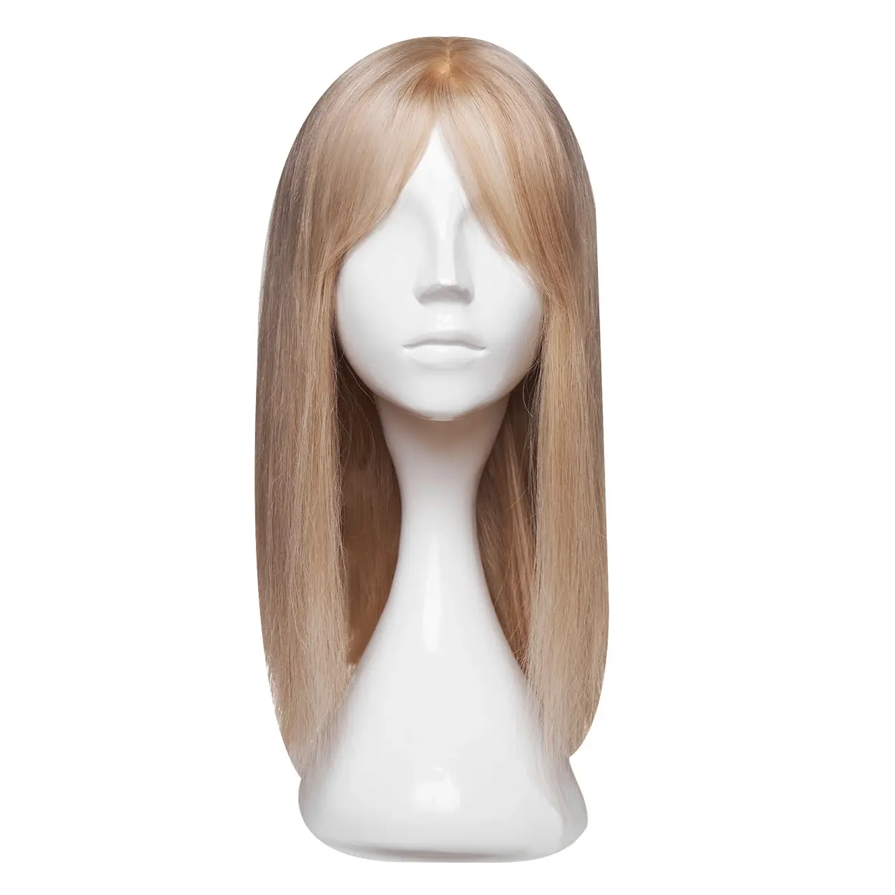 Peruca Naturala HANNAH Mix Blond Cenusiu