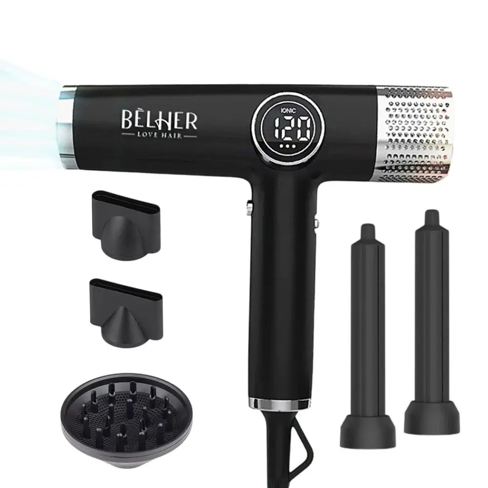 Multistyler Belher 5 in 1 uscator cu flux de aer rapid