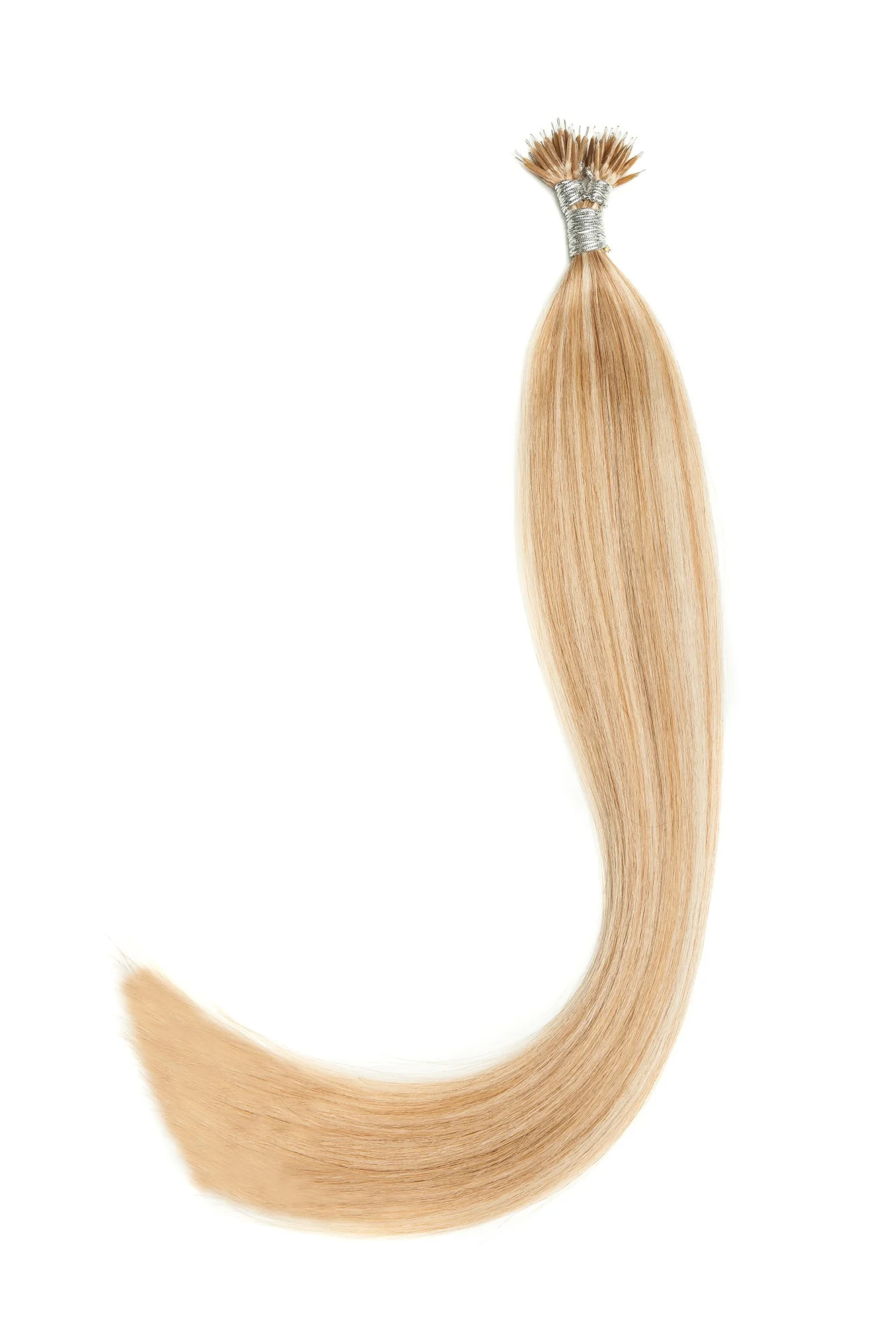 Extensii Nano-Ring Mix Blond Cenusiu