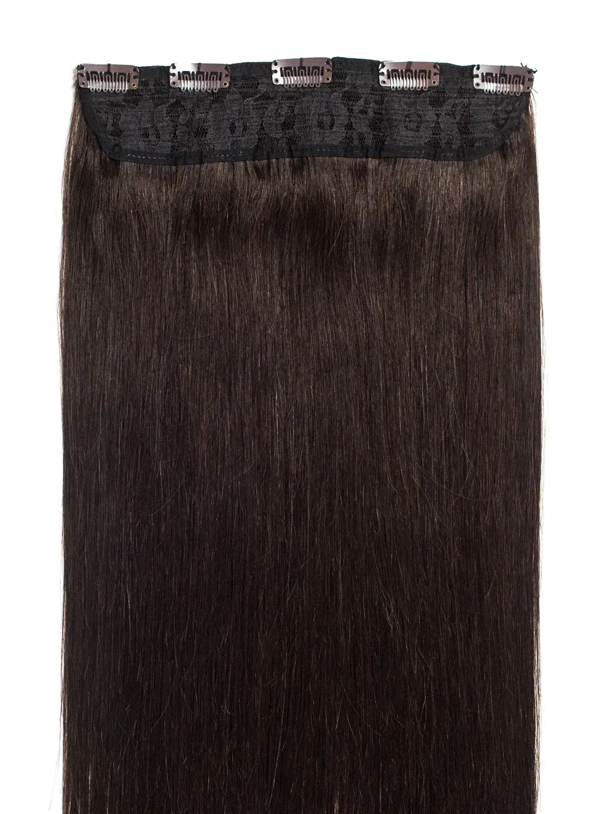 Tresa Clip-On Premium Saten Inchis Natural