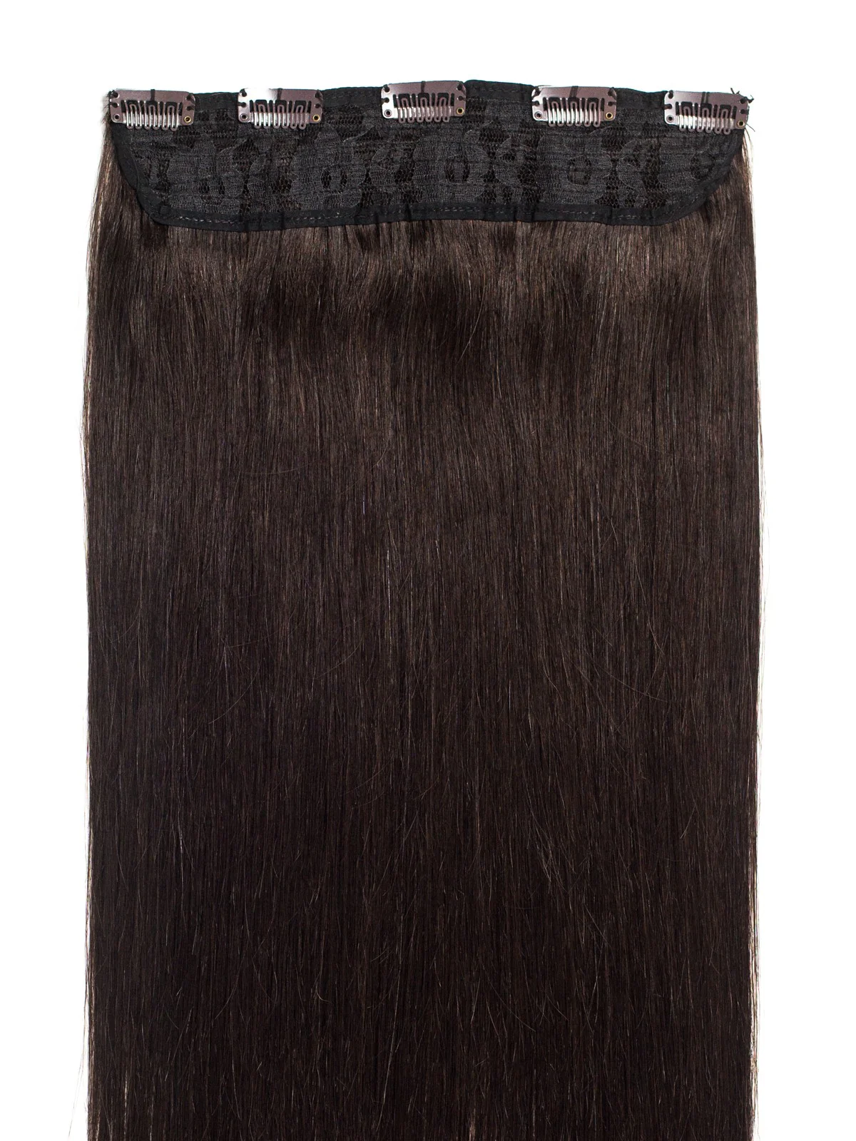 Tresa Clip-On Premium Saten Inchis Natural