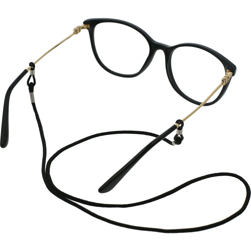 Lant textil ochelari Negru