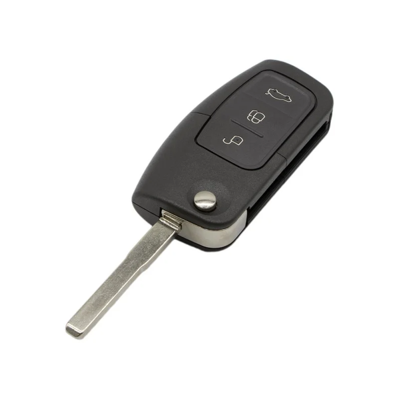 Cheie Auto Completa Techstar® compatibila cu Ford, Focus, Fiesta, Mondeo, 4D63, 433Mhz, 3 Butoane, Inchidere Geamuri