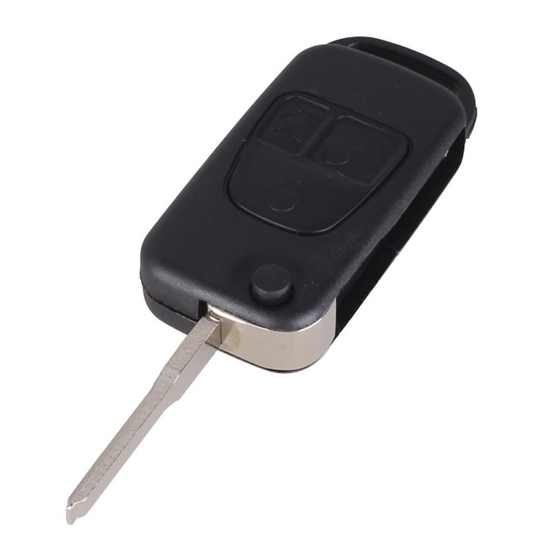 Carcasa Cheie Auto Techstar® compatibila cu Mercedes A, C, E, CLK, ML, SLK, CL, SL,, AMG, S Class, 3 Butoane, HU64