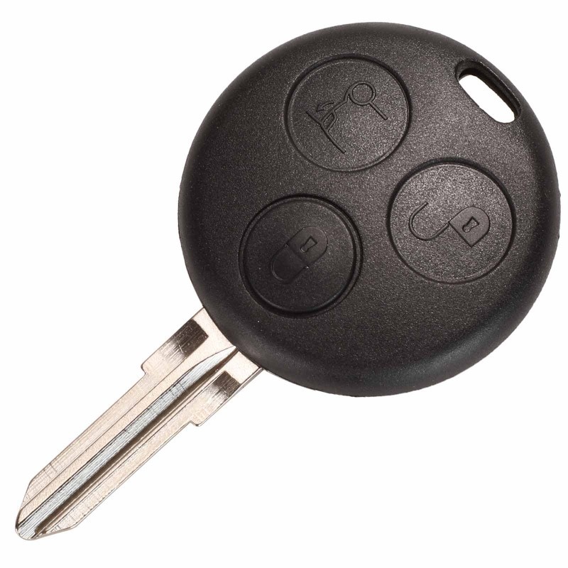 Carcasa Cheie Auto Techstar® compatibila cu Mercedes, Smart, 3 Butoane, Cu Lama