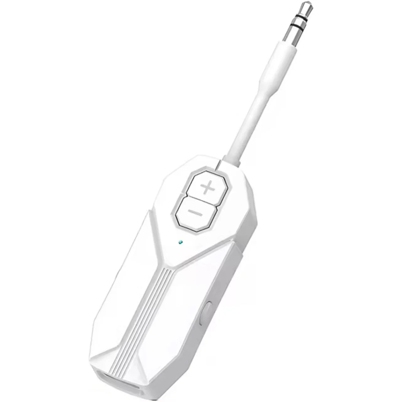 Transmitator si Receptor Audio Techstar M126 cu Bluetooth 5.4, Wireless, Portabil, Compatibil TV, PC, Boxe, Casti, Aux 3.5mm, Baterie Reincarcabila, Dual Mode TX/RX, Alb