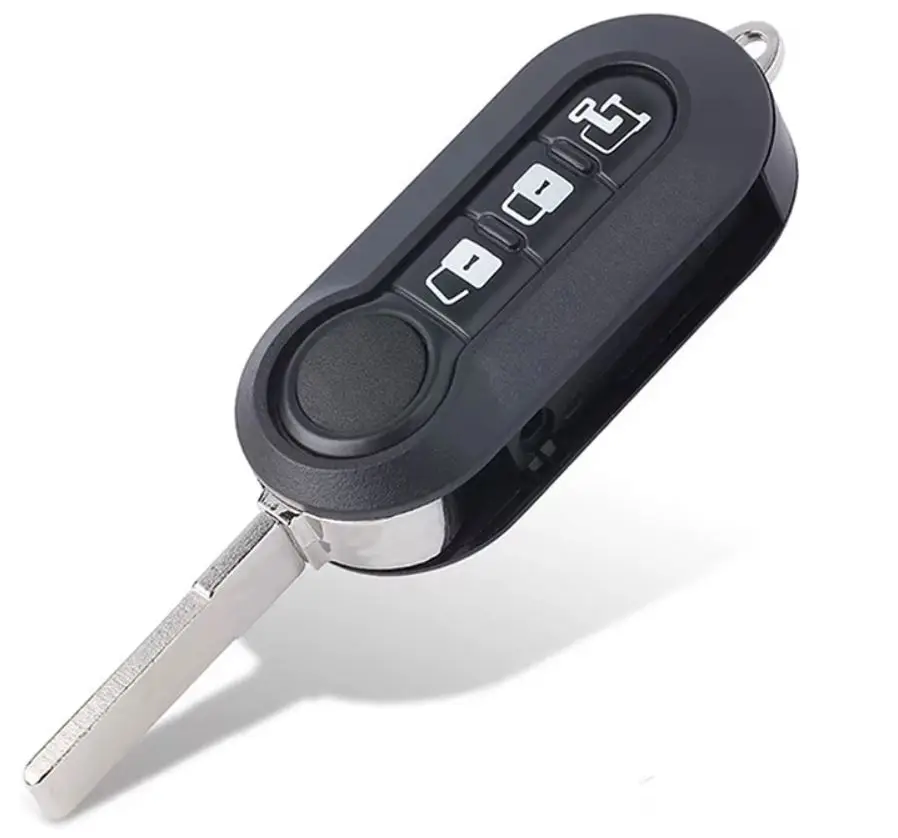 Carcasa Cheie Auto Techstar cu 3 butoane, compatibila Fiat Autoutilitara, Fiat Ducato, Fiat 500, Citroen Jumper, Peugeot Boxer, Dodge Ram, Lamela SIP22