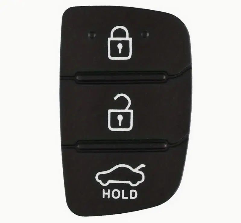 Membrana Cauciuc Butoane Cheie Auto 3 Butoane – Compatibila Hyundai, Kia – Pad pentru Telecomanda, Inlocuire Tastatura Cheie