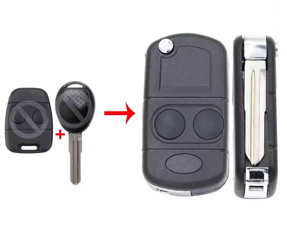 Carcasa Cheie Auto tip Briceag compatibila cu Land Rover Freelander, Transformare din Cheia Normala