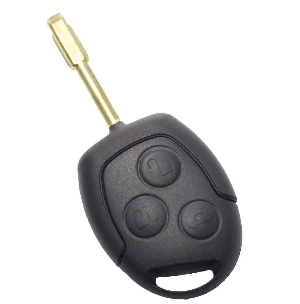 Carcasa cheie auto Techstar cu 3 butoane si suport baterie pentru Ford Mondeo – compatibila modele 2001–2007