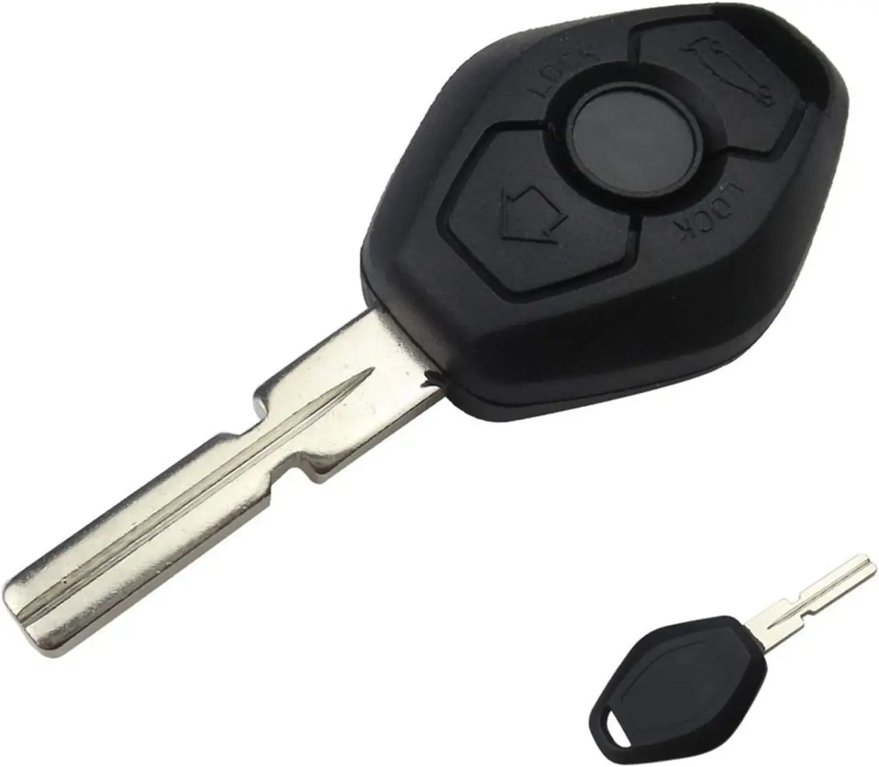 Carcasa cheie auto Techstar cu 3 butoane si lama 4 piste pentru BMW – compatibila E46, E39, E60, X3, X5